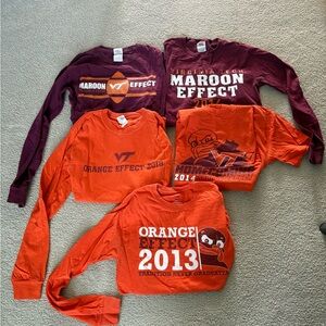 Lot of Virginia Tech Effect Tees